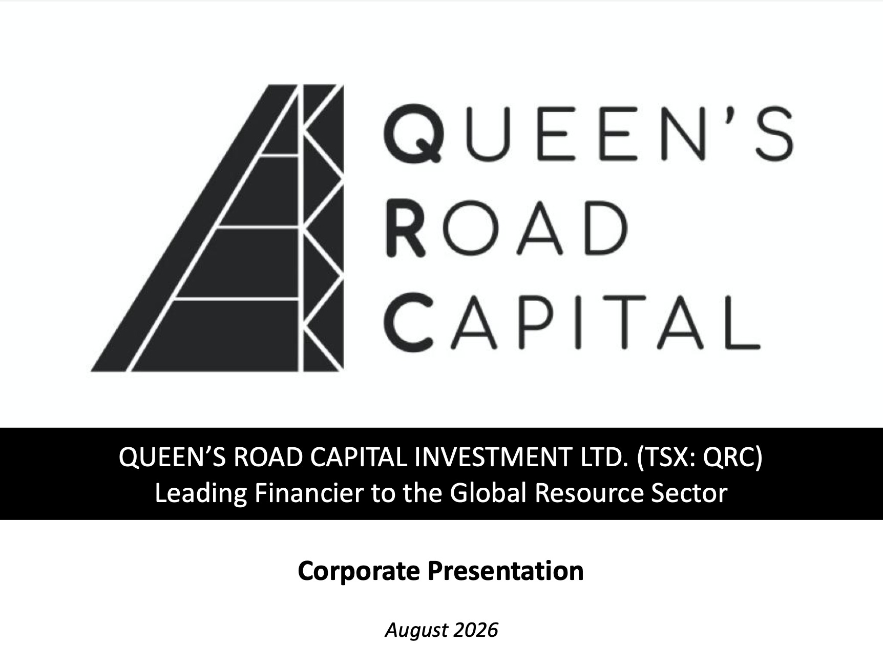 Corporate Presentation - August 2026